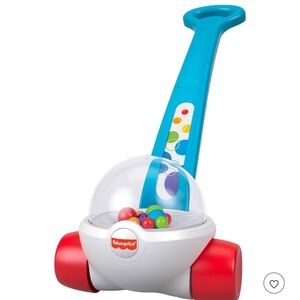 NWT Fisher-Price Corn Popper Blue Push Toy with Popping Action for Baby Toddler